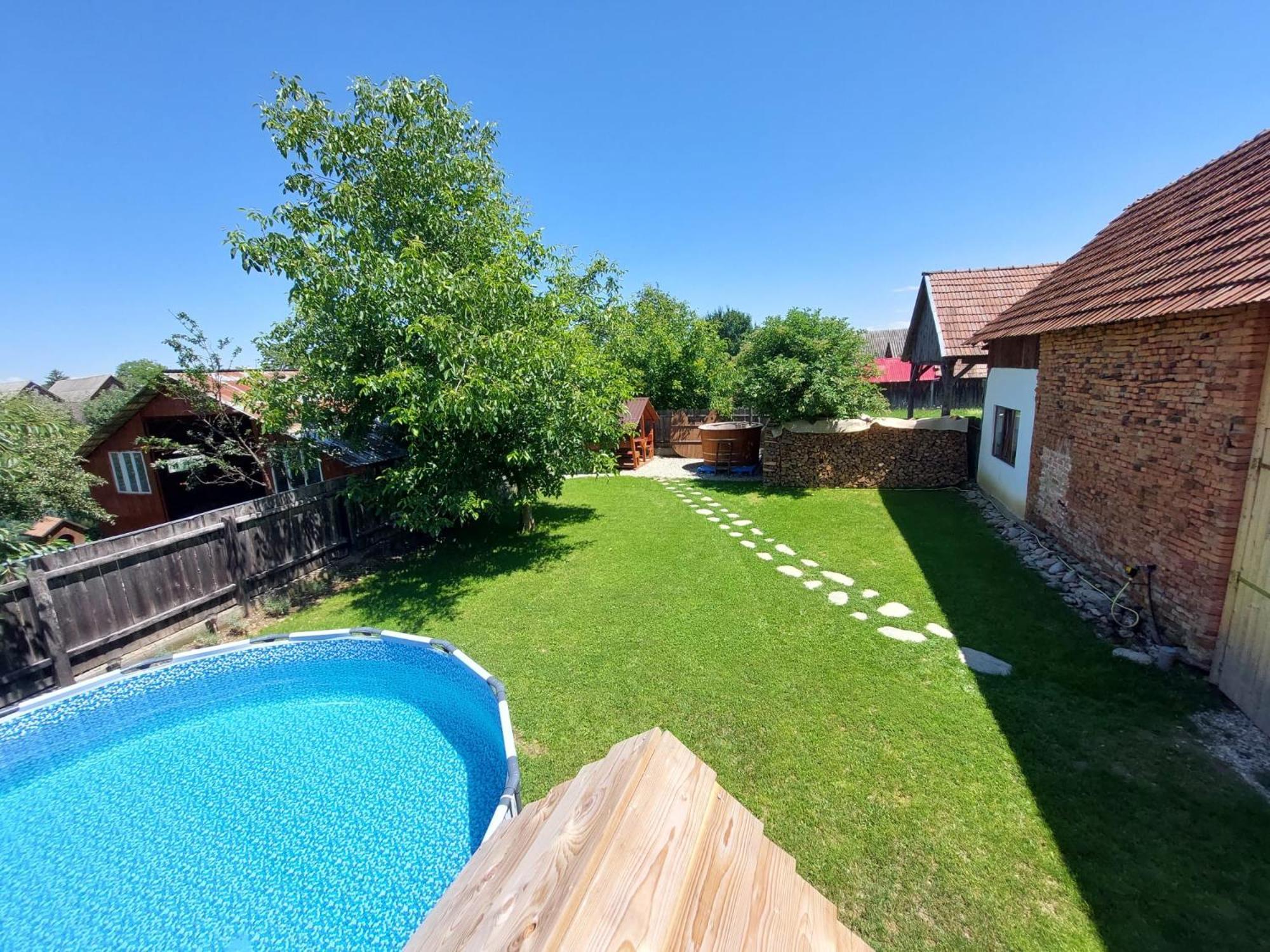 Vila Casuta De Sub Munte Cîrţişoara Exteriér fotografie